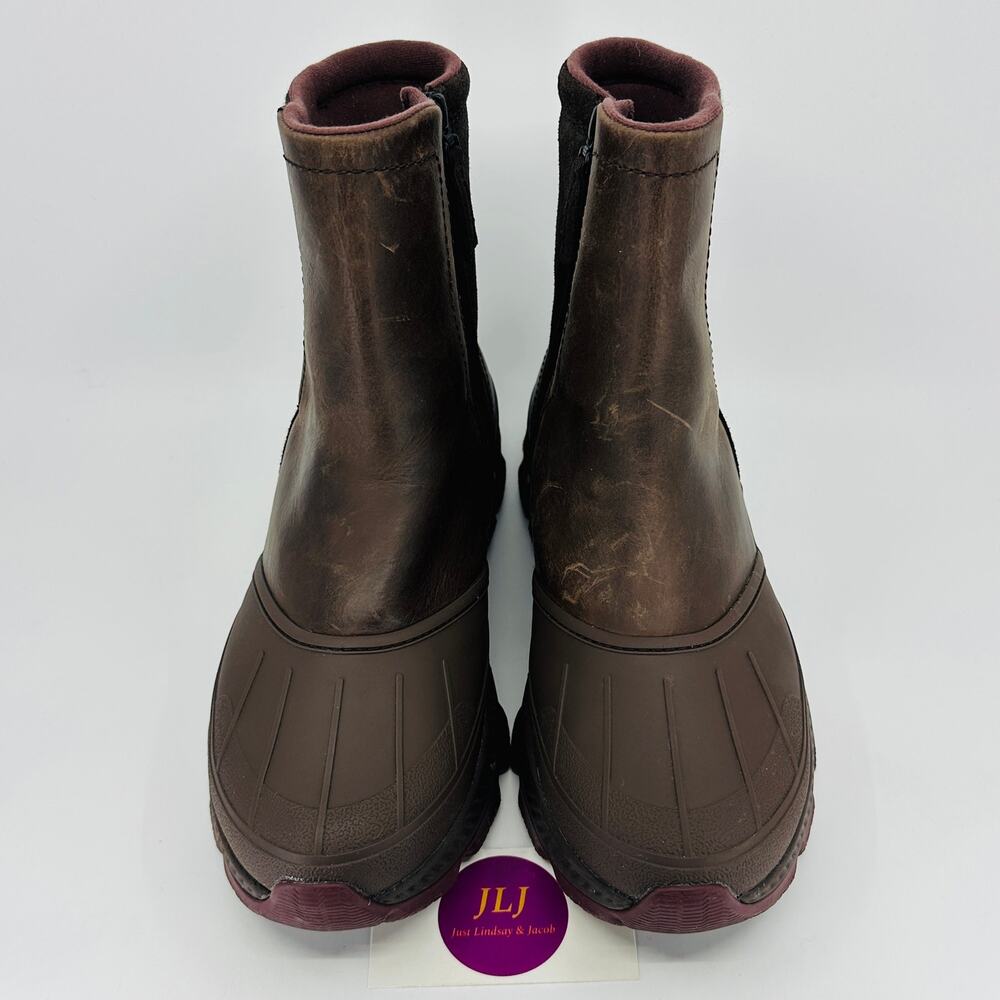 L.L. Bean Womens Storm Chaser 6 Pull-On Waterproof Insulated Boots Size 9.5 Wide - Picture 3 of 11